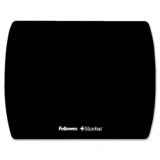 Fellowes Microban&reg; Ultra Thin Mouse Pad - Black - 7" x 9" x 0.1" Dimension - Black - TAA Compliance 5908101