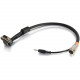 C2g 1.5ft RapidRun VGA (HD15) Right Angle+ 3.5mmFlying Lead - 1.50 ft Mini-phone/Proprietary/VGA A/V Cable for Audio/Video Device, Projector - First End: 1 x Male Proprietary Connector - Second End: 1 x HD-15 Male VGA, Second End: 1 x Mini-phone Male Ster