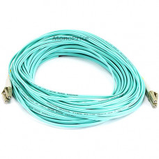 Monoprice Fiber Optic Network Cable - 65.62 ft Fiber Optic Network Cable for Network Device - First End: 2 x LC Network - Male - Second End: 2 x LC Network - Male - Aqua 7623