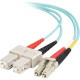 Legrand Fiber Optic Duplex Network Cable - 49.21 ft Fiber Optic Network Cable for Network Device - First End: 2 x SC Male Network - Second End: 2 x LC Male Network - 10 Gbit/s 852-L42-050HK