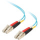 C2g Quiktron Value Series - Patch cable - LC multi-mode (M) to LC multi-mode (M) - 1 m - fiber optic - duplex - 50 / 125 micron - OM3/OM4 - aqua - TAA Compliance 852-LL2-003