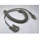 Datalogic CAB-408 Coiled Cable - DB-9 Female Serial - 9.5ft - TAA Compliance 90A051891