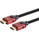 Monoprice Select Metallic Series High Speed HDMI Cable with Ethernet, 10ft - 10 ft HDMI A/V Cable for Audio/Video Device - First End: 1 x HDMI Male Digital Audio/Video - Second End: 1 x HDMI Male Digital Audio/Video - 10.2 Gbit/s - Supports up to 3840 x 2