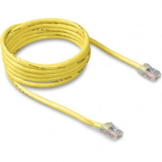 Belkin Cat. 5e Patch Cable - RJ-45 Male - RJ-45 Male - 10ft - Yellow - TAA Compliance A3L781-10-YLW