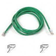 Belkin Cat. 5E UTP Patch Cable - RJ-45 Male - RJ-45 Male - 1ft - Green - TAA Compliance A3L791-01-GRN