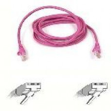 Belkin Cat. 5E UTP Patch Cable - RJ-45 Male - RJ-45 Male - 2ft - Pink - TAA Compliance A3L791-02-PNK