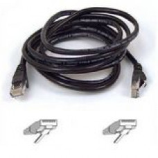 Belkin Cat5e Patch Cable - RJ-45 Male Network - RJ-45 Male Network - 5ft - Black - TAA Compliance A3L791-05-BLK