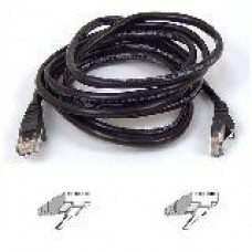 Belkin Cat. 6 UTP Patch Cable - RJ-45 Male - RJ-45 Male - 75ft - Black A3L980-75-BLK-S