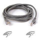 Belkin Cat5e Patch Cable - RJ-45 - 6ft - Gray - TAA Compliance A3L791-06-S