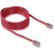 Belkin Cat.5e Patch Cable - RJ-45 Male Network - RJ-45 Male Network - 7ft - Red A3L791-07RED-HL