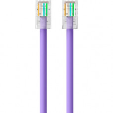 Belkin Cat5e Patch Cable - RJ-45 Male - RJ-45 Male - 8ft - Purple A3L791-08-PUR