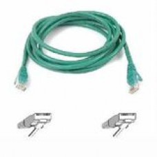 Belkin Cat. 5E UTP Patch Cable - RJ-45 Male - RJ-45 Male - 16ft - Green A3L791-16-GRN-S