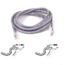 Belkin Cat. 5E UTP Patch Cable - RJ-45 Male - RJ-45 Male - 18" - Gray A3L791-18INCH