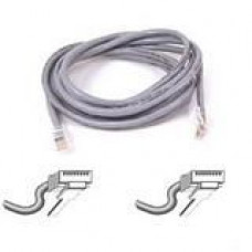 Belkin Cat5e Patch Cable - RJ-45 Male Network - RJ-45 Male Network - 25ft - Gray A3L791-25-H