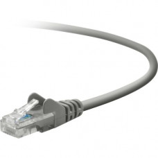 Belkin Cat. 5E UTP Patch Cable - RJ-45 Male - RJ-45 Male - 10ft - Gray - TAA Compliance A3L791B10-S