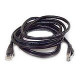 Belkin Cat. 5e Patch Cable - RJ-45 Male - RJ-45 Male - 25ft - TAA Compliance A3L791B25-BLK-S