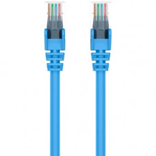 Belkin 900 Series Cat.6 UTP Patch Cable - RJ-45 Male Network - RJ-45 Male Network - 1ft - Blue - TAA Compliance A3L980-01-BLU