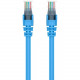 Belkin 900 Series Cat.6 UTP Patch Cable - RJ-45 Male Network - RJ-45 Male Network - 1ft - Blue - TAA Compliance A3L980-01-BLU