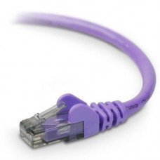 Belkin Cat. 6 UTP Patch Cable - RJ-45 Male - RJ-45 Male - 1ft - Purple A3L980-01-PUR-S