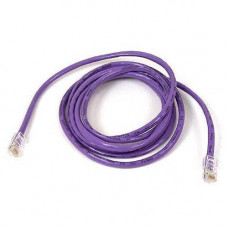 Belkin High Performance Cat. 6 UTP Network Patch Cable - RJ-45 Male - RJ-45 Male - 24.02" - Purple A3L980-02-PUR-S