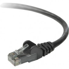 Belkin Cat.6 UTP Patch Network Cable - 5 ft Category 6 Network Cable for Network Device - First End: 1 x RJ-45 Male Network - Second End: 1 x RJ-45 Male Network - Patch Cable - Gold Plated Contact - Black A3L980-05-BLK