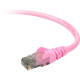 Belkin Cat. 6 UTP Patch Cable - RJ-45 Male - RJ-45 Male - 10ft - Pink - TAA Compliance A3L980-10-PNK-S