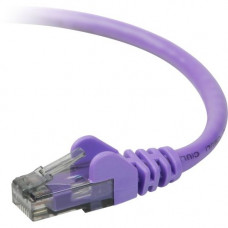 Belkin Cat.6 Patch Cable - RJ-45 Male - RJ-45 Male - 50ft - Purple A3L980-50-PUR-S