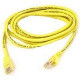 Belkin Cat. 6 UTP Patch Cable - RJ-45 Male - RJ-45 Male - 100ft - Yellow - TAA Compliance A3L980-100-YLWS