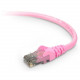 Belkin Cat.6 UTP Cable - RJ-45 Male - RJ-45 Male - 12ft - Pink A3L980-12-PNK-S