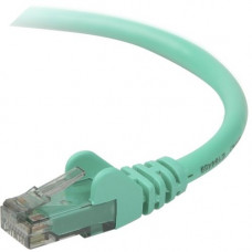 Belkin Cat.6 UTP Patch Network Cable - 14 ft Category 6 Network Cable for Network Device - First End: 1 x RJ-45 Male Network - Second End: 1 x RJ-45 Male Network - Patch Cable - Green A3L980-14-GRN