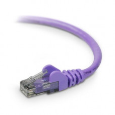 Belkin Cat. 6 High Performance UTP Patch Cable - RJ-45 Male - RJ-45 Male - 14ft - Purple - TAA Compliance A3L980-14-PUR-S