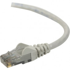 Belkin Cat.6 UTP Patch Network Cable - 20 ft Category 6 Network Cable for Network Device - First End: 1 x RJ-45 Male Network - Second End: 1 x RJ-45 Male Network - Patch Cable - Gold Plated Contact - Gray A3L980-20