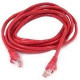Belkin Cat. 6 Patch Cable - RJ-45 Male - RJ-45 Male - 7ft - TAA Compliance A3L980B07-RED-S