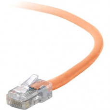 Belkin Cat5e Crossover Cable - RJ-45 Male Network - RJ-45 Male Network - 7ft - Orange - TAA Compliance A3X126-07-ORG