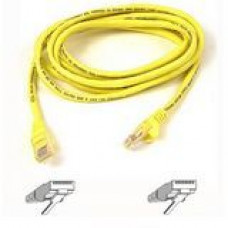 Belkin Cat5e Crossover Cable - RJ-45 Male Network - RJ-45 Male Network - 10ft - Yellow A3X126-10-YLW-M
