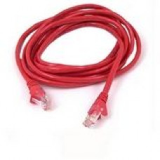 Belkin Cat. 6 UTP Cable - RJ-45 Male - RJ-45 Male - 12" - Red A3X189-01-RED-S