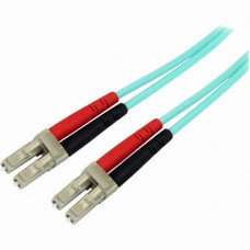 Startech.Com 3m Fiber Optic Cable - 10 Gb Aqua - Multimode Duplex 50/125 - LSZH - LC/LC - OM3 - LC to LC Fiber Patch Cable - Fiber Optic for Network Device - 12.63 GB/s - Patch Cable - 9.84 ft - 1 Pack - 2 x LC Male Network - 2 x LC Male Network - 50/125 