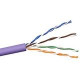 Belkin 900 Series Cat.6 UTP Cable - Bare Wire - Bare Wire - 1000ft - Purple A7J704-1000-PUR