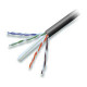 Belkin Cat. 6 UTP Bulk Cable - 1000ft - Black - TAA Compliance A7L704-1000-BLK