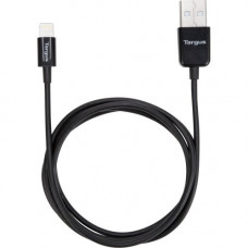 Targus Sync & Charge Lightning Cable for Compatible Apple Devices (1M) - 3.28 ft Lightning/USB Data Transfer Cable for iPod, iPad, iPhone, Tablet, Smartphone - First End: 1 x Lightning Male Proprietary Connector - Second End: 1 x USB Male USB - MFI - 