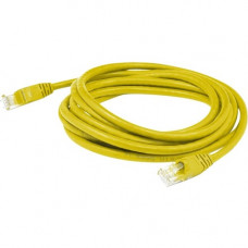 AddOn Cat.6a UTP Patch Network Cable - 6" Category 6a Network Cable for Network Device - First End: 1 x RJ-45 Male Network - Second End: 1 x RJ-45 Male Network - Patch Cable - 24 AWG - Yellow - 1 ADD-0.5FCAT6A-YW