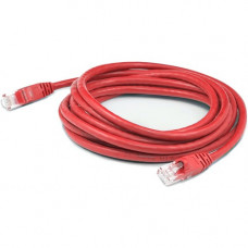 AddOn 100ft RJ-45 (Male) to RJ-45 (Male) Straight Red Cat6A UTP PVC Copper Patch Cable - 100 ft Category 6a Network Cable for Network Device - First End: 1 x RJ-45 Male Network - Second End: 1 x RJ-45 Male Network - Patch Cable - 24 AWG - Red - 1 ADD-100F