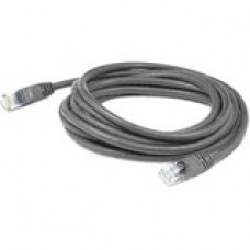 AddOn 10ft RJ-45 (Male) to RJ-45 (Male) Gray Cat6A UTP PVC Copper Patch Cable - 10 ft Category 6a Network Cable for Network Device, Patch Panel, Hub, Switch, Media Converter, Router - First End: 1 x RJ-45 Male Network - Second End: 1 x RJ-45 Male Network 