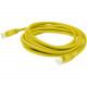 AddOn 115ft RJ-45 (Male) to RJ-45 (Male) Yellow Cat5e UTP PVC Copper Patch Cable - 115 ft Category 5e Network Cable for Network Device, Patch Panel, Hub, Switch, Media Converter, Router - First End: 1 x RJ-45 Male Network - Second End: 1 x RJ-45 Male Netw