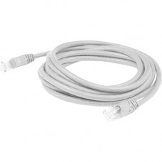 AddOn Cat.6 UTP Patch Network Cable - 18 ft Category 6 Network Cable for Network Device - First End: 1 x RJ-45 Male Network - Second End: 1 x RJ-45 Male Network - Patch Cable - Plenum - White - 1 ADD-18FCAT6P-WE