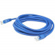 AddOn 12ft RJ-45 (Male) to RJ-45 (Male) Blue Snagless Cat6A STP PVC Copper Patch Cable - 12 ft Category 6a Network Cable for Patch Panel, Hub, Switch, Media Converter, Router, Network Device - First End: 1 x RJ-45 Male Network - Second End: 1 x RJ-45 Male