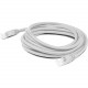 AddOn 150ft RJ-45 (Male) to RJ-45 (Male) White Cat6A UTP PVC Copper Patch Cable - 150 ft Category 6a Network Cable for Patch Panel, Hub, Switch, Media Converter, Router, Network Device - First End: 1 x RJ-45 Male Network - Second End: 1 x RJ-45 Male Netwo
