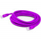 AddOn 15ft RJ-45 (Male) to RJ-45 (Male) Purple Cat6 UTP PVC Copper Patch Cable - 15 ft Category 6 Network Cable for Network Device - First End: 1 x RJ-45 Male Network - Second End: 1 x RJ-45 Male Network - Patch Cable - 24 AWG - Purple - 1 ADD-15FCAT6-PE