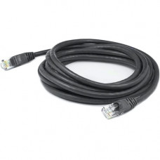 AddOn Cat.6 STP Patch Network Cable - 15 ft Category 6 Network Cable for Network Device - First End: 1 x RJ-45 Male Network - Second End: 1 x RJ-45 Male Network - Patch Cable - Shielding - 24 AWG - Black - 1 ADD-15FCAT6S-BK