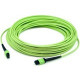 AddOn Fiber Optic Network Cable - 3.28 ft Fiber Optic Network Cable for Network Device - First End: 1 x MPO Female Network - Second End: 1 x MPO Female Network - Patch Cable - 50 &micro;m - Lime Green - 1 Pack ADD-16FMPOMPO-1M5OM5